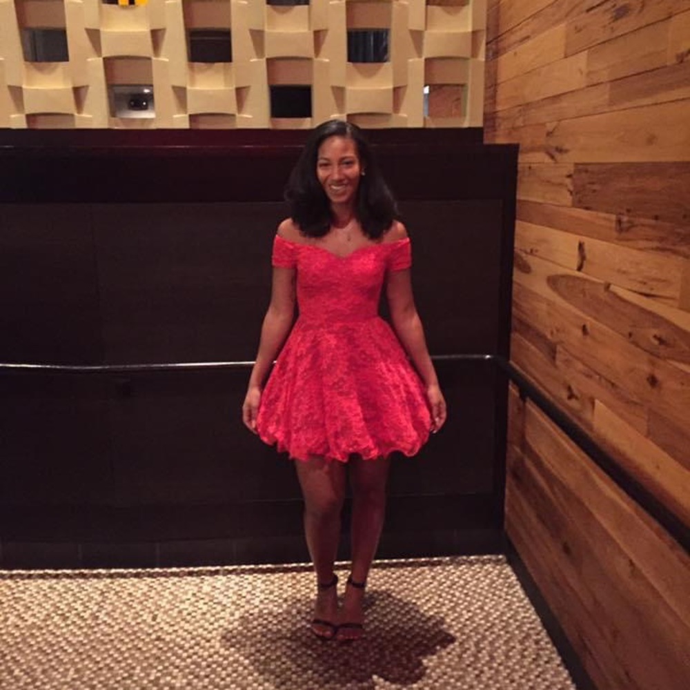 Red dress